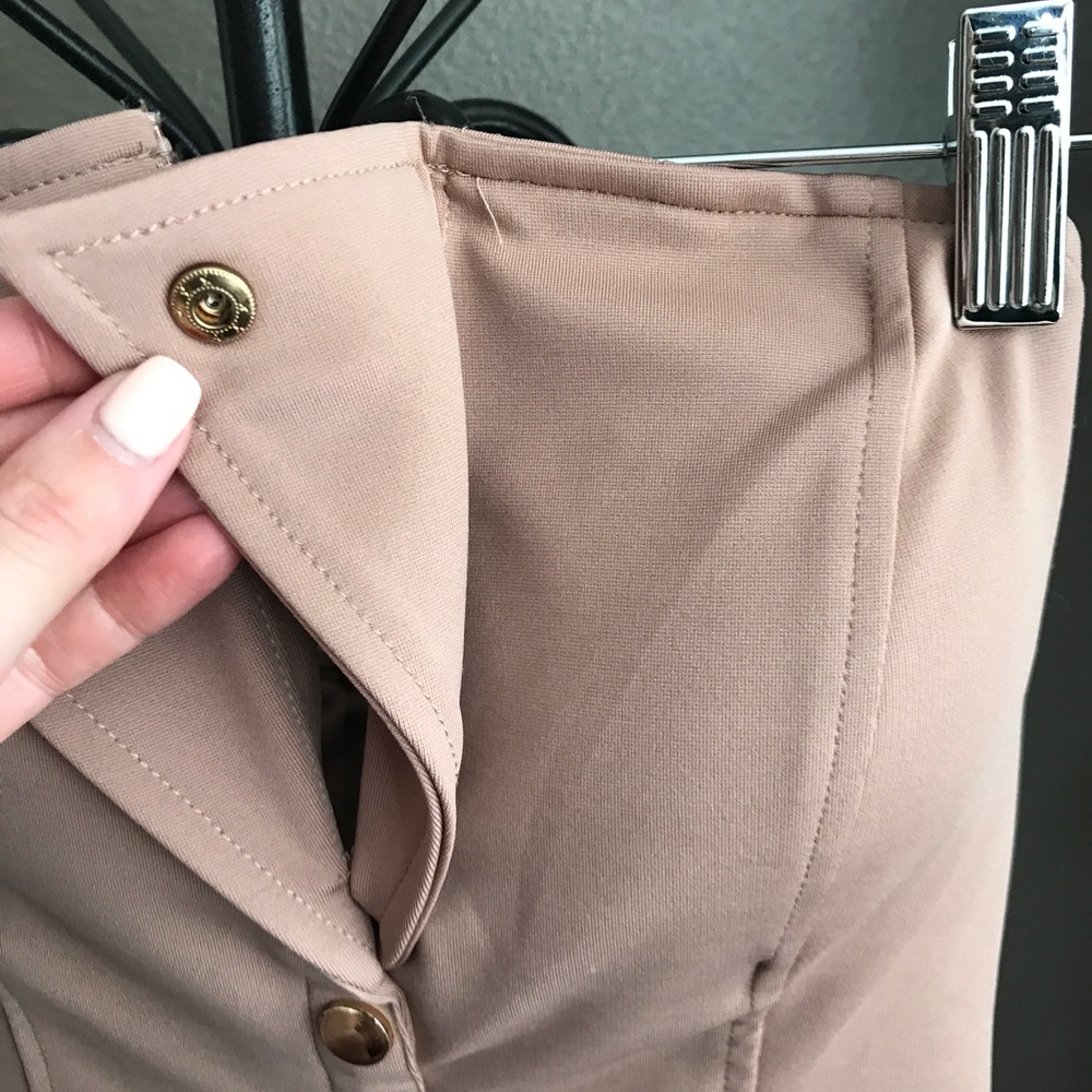 Strapless Button Dress | NWT - Picture 2 of 6